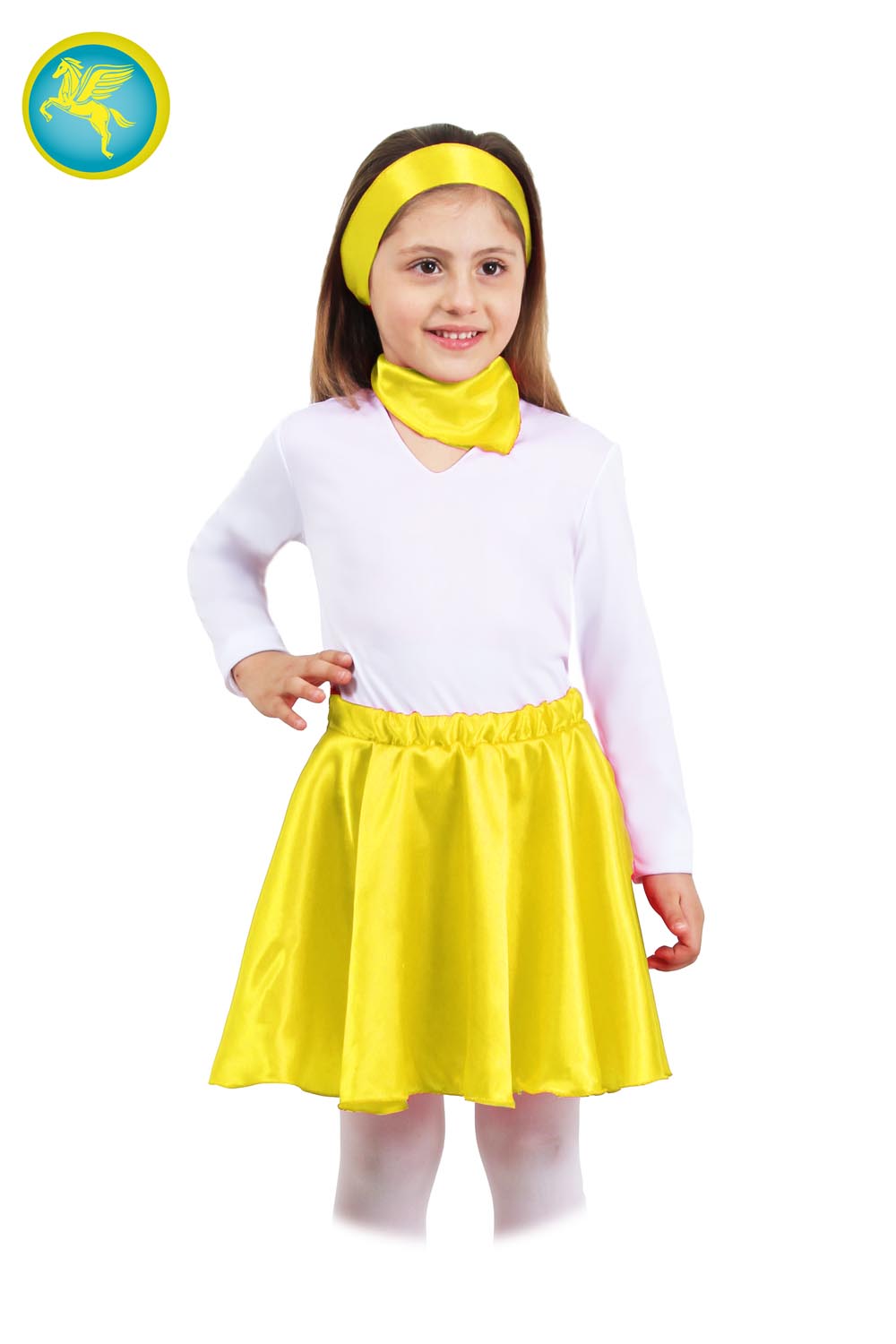 SET ANNI 50 GIALLO BAMBINA di RASO